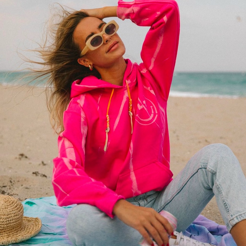 Logan Tay Hot Pink Hoodie